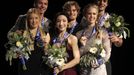 Meryl Davisová, Charlie White, Jekatěrina Bobrovová and Dmitrij Solvijev, Kaitlyn Weaverová and Andrew Poje