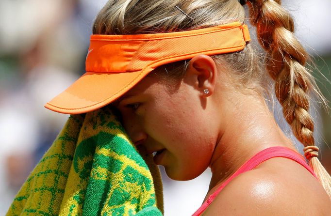 Eugenie Bouchardová na French open 2014