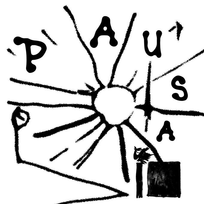 Plakáty slovenského designéra Martina Grocha zakryly oficiální tabule s informacemi o rekonstrukci umístěné před budovou.