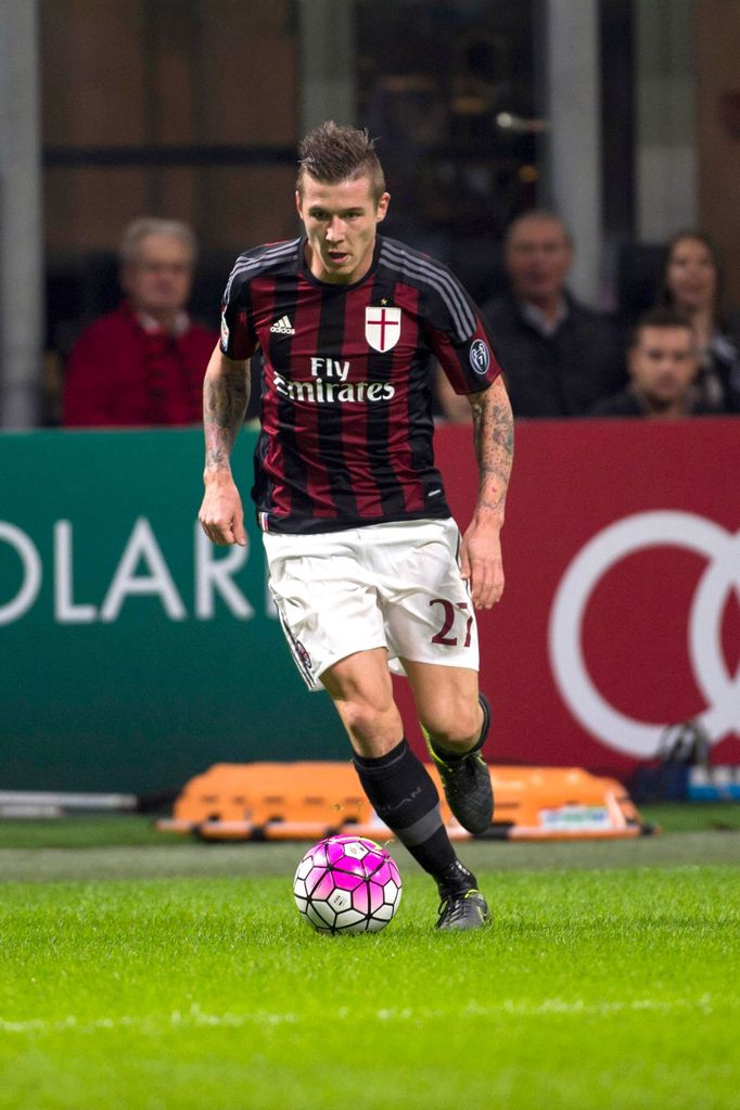 Juraj Kucka v dresu AC Milán.