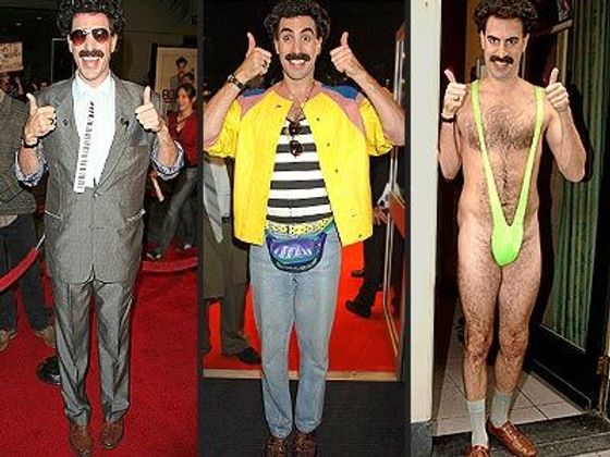 Sascha Baron Cohen alias Borat.