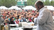 Na gastronomické show Zdeňka Pohlreicha bylo našlapáno již dlouho před začátkem.