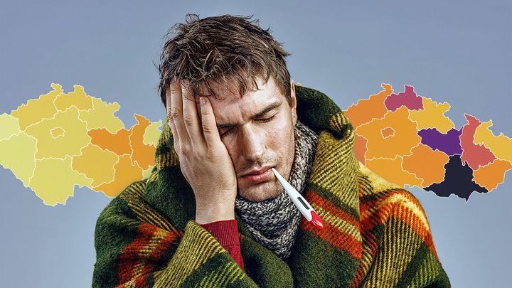 Chřipková epidemie na vrcholu. Přibývá nemocných dospělých. Podívejte se, kde nejvíc