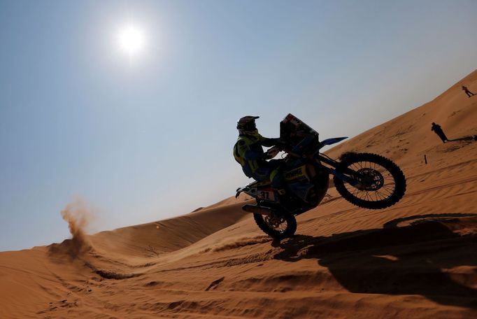 Martin Michek (KTM) v 6. etapě Rallye Dakar 2021