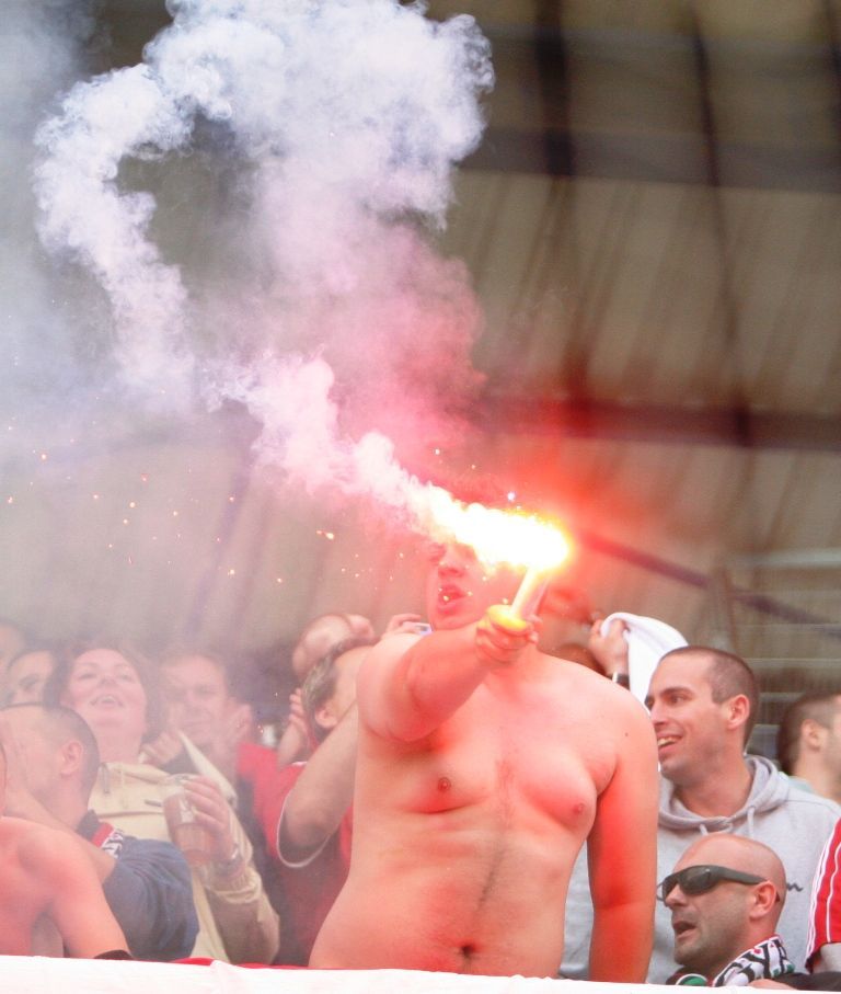 Fanoušci na utkání Česko - Maďarsko