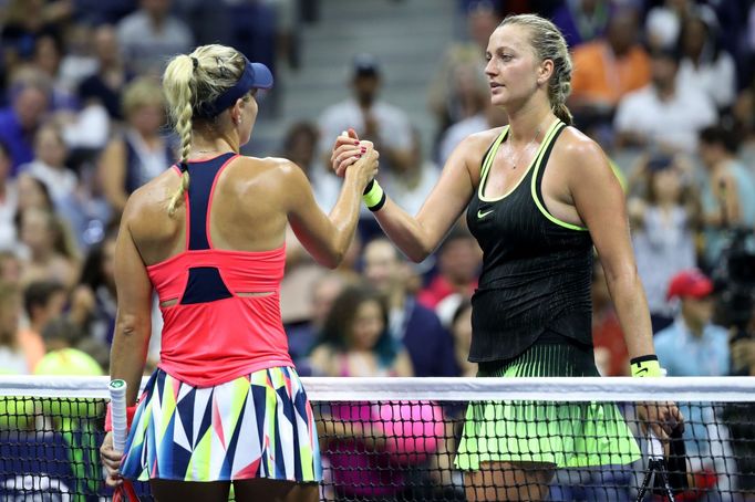 US Open 2016, osmifinále, Petra Kvitová, Angelique Kerberová