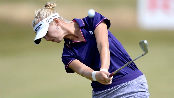 Americká golfistka Jessica Kordová na British Open