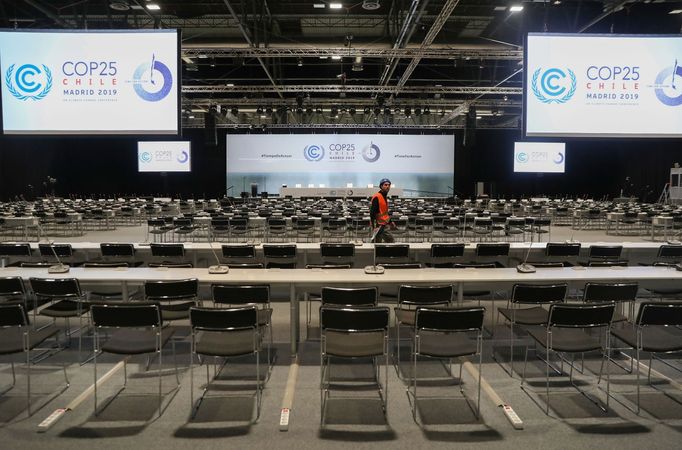 Klimatická konference v areálu IFEMA na okraji Madridu.