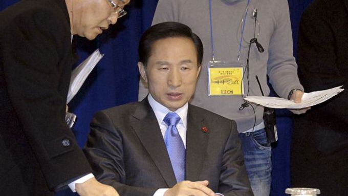 Jihokorejský prezident Lee Mjung-bak