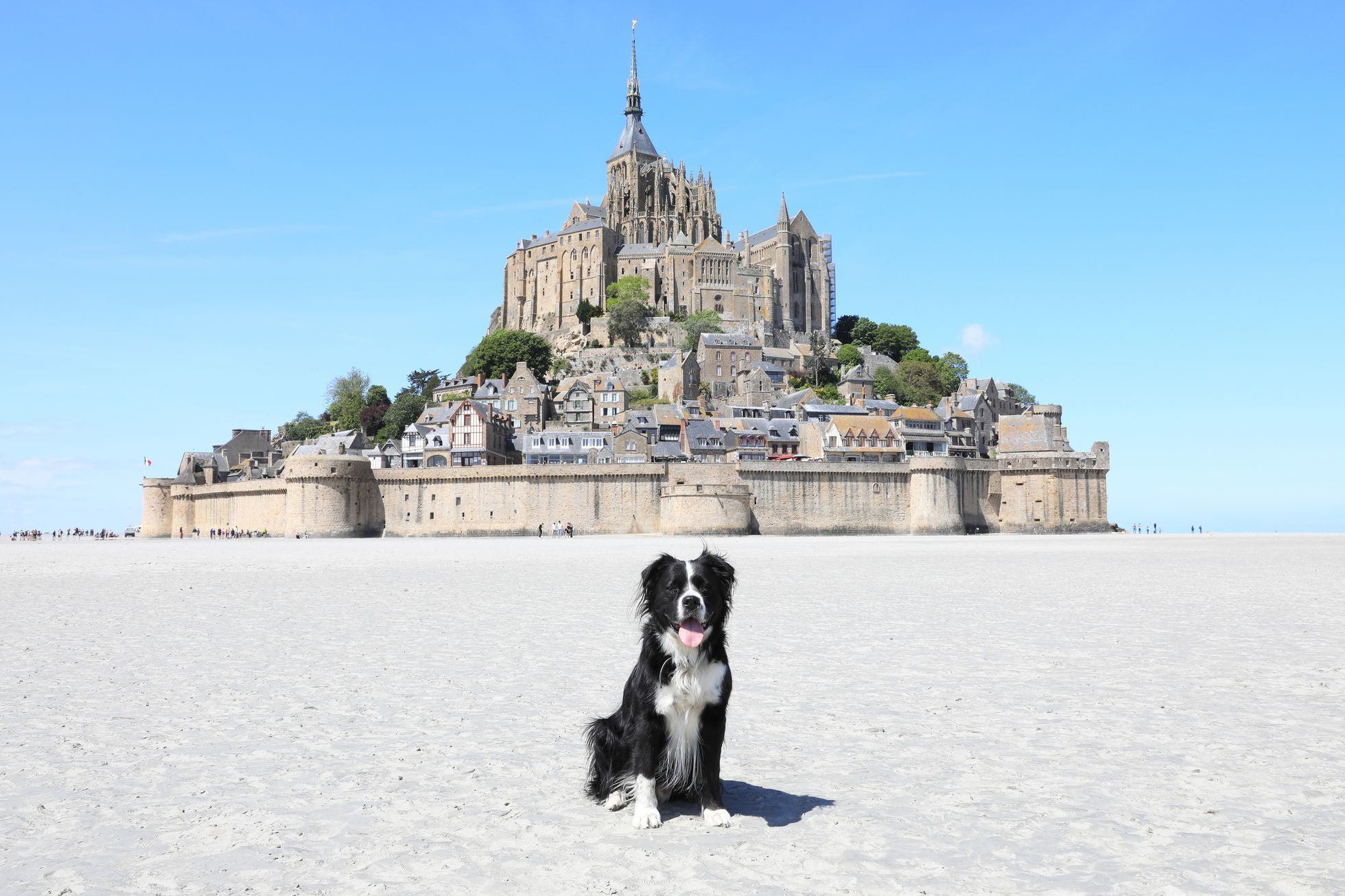 Mont-Saint-Michel francie klášter ostrov