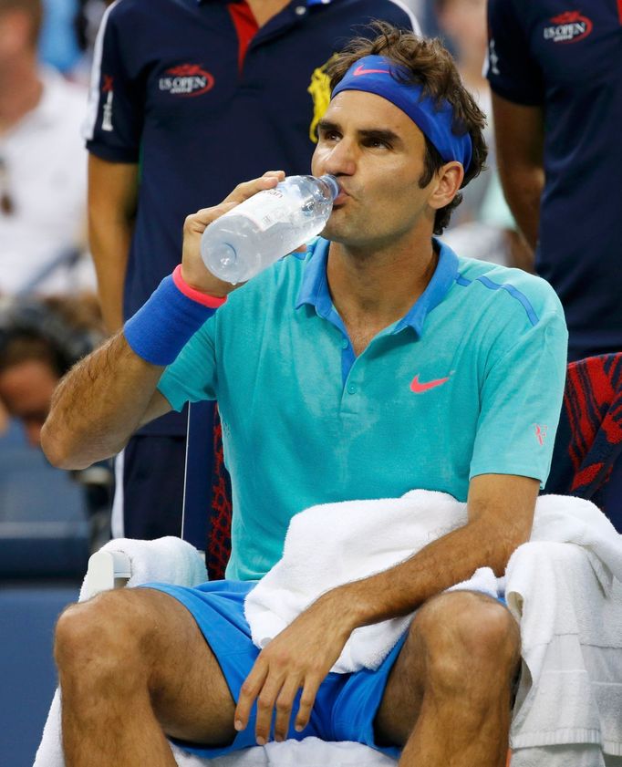 Roger Federer na US Open 2014