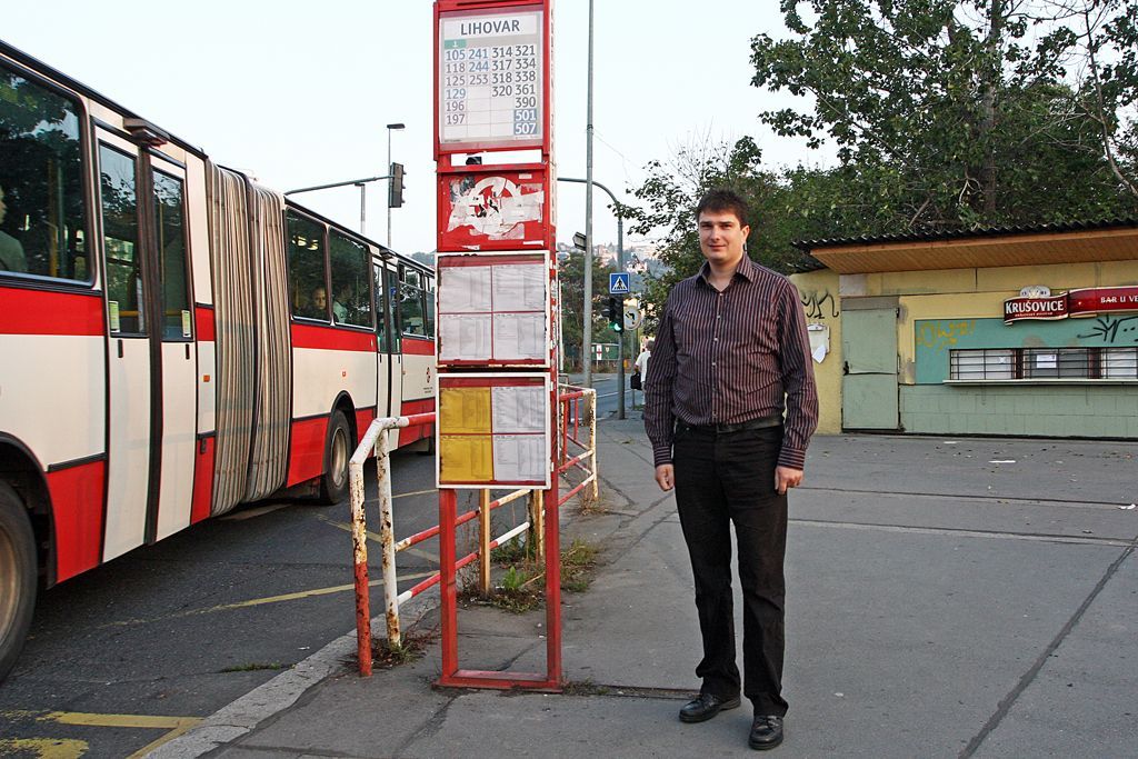 Autobusem s Martinem Jarešem