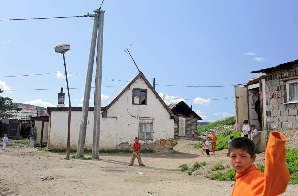 romská osada u Velké Lomnice