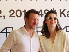 Agnieszka Grochowska a Robert Wickiewicz, hlavní představitelé filmu Walesa: Člověk naděje.