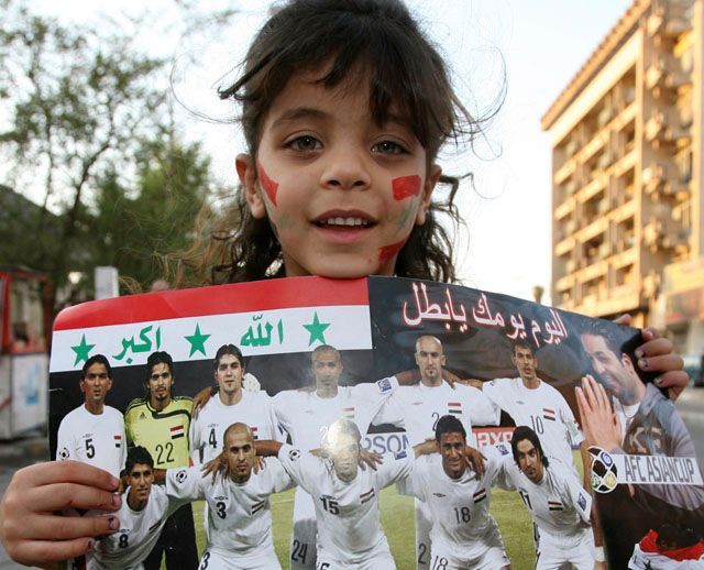 Irácká fotbalová radost