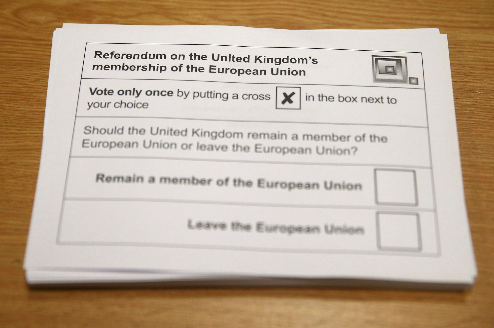 Hlasování v Británii - brexit
