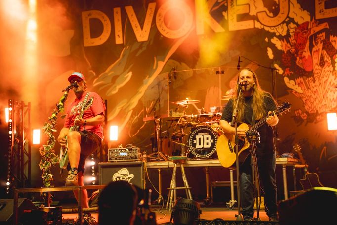 Kapela Divokej Bill na festivalu Hrady CZ.