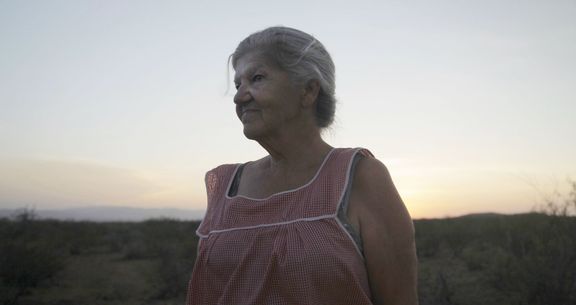 Linda Mayová ve filmové Zemi nomádů hrála sebe sama.