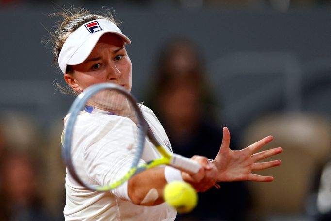 Barbora Krejčíková v prvním kole French Open 2022