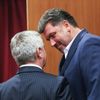 Volební sjezd SPO Zemanovci - Miloš Zeman, Martin Nejedlý, Vratislav Mynář - 28.3.2018