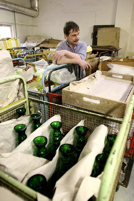 Sklárny Egermann Nový Bor - jedno z nestřežených pracovišť