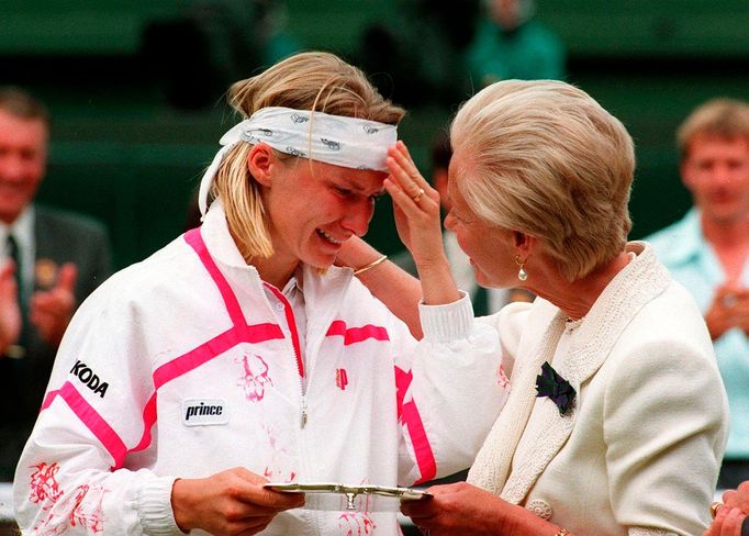 tenis, Wimbledon 1993, Jana Novotná po prohraném finále