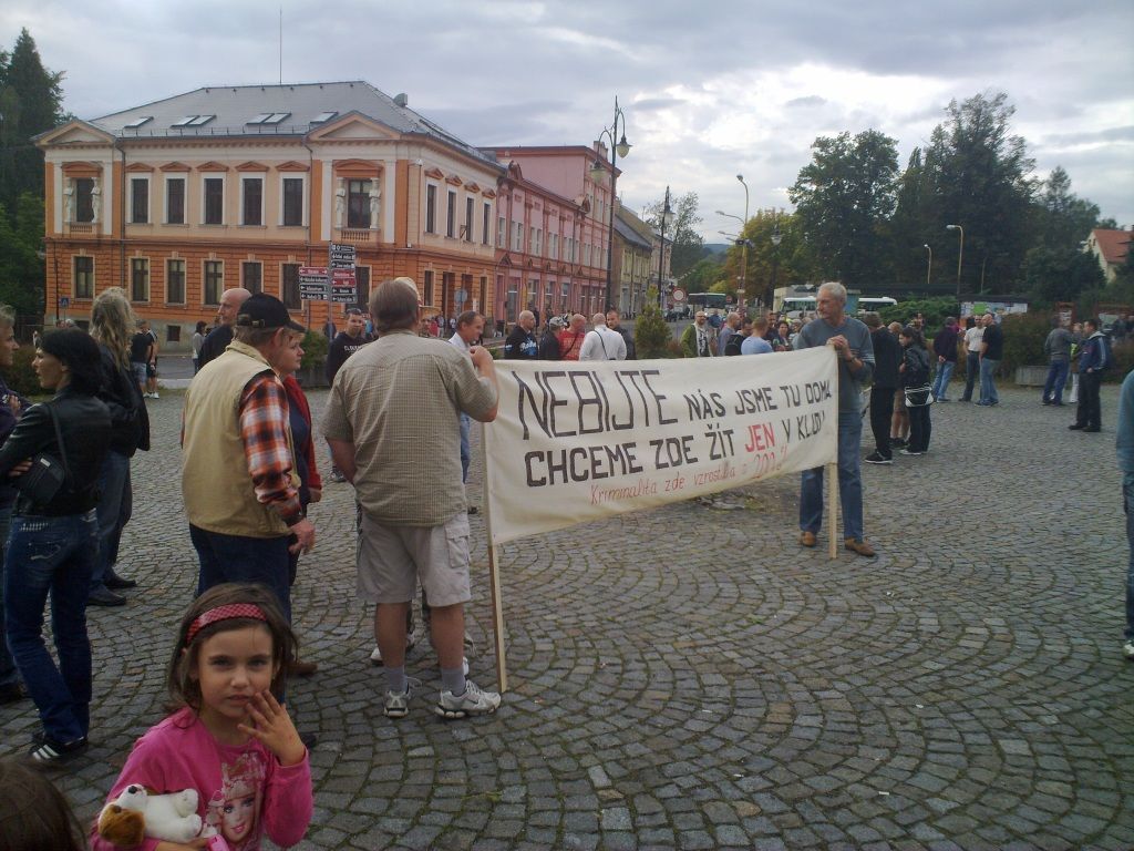Demonstrace Varnsdorf