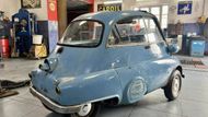 BMW Isetta 300 z roku 1957 je sice nepojízdné, ovšem prakticky kompletní auto. Vyžaduje kompletní renovaci.