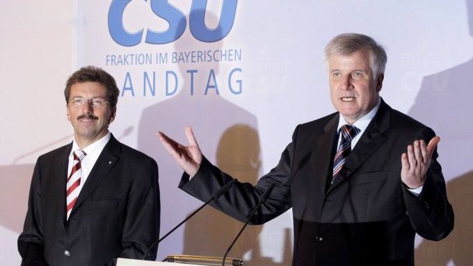 Předseda bavorské vlády Horst Seehofer