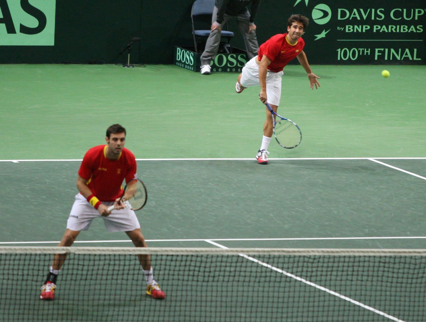 Čtyřhra ve finále Davis Cupu 2012 Česko - Španělsko