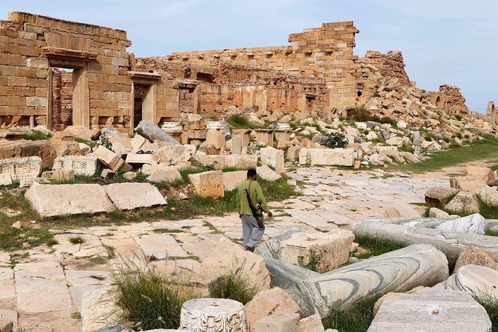 Libye: Leptis Magna - starověké středomořské město