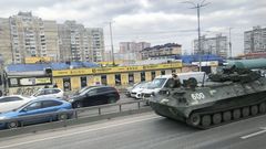 Kyjev, Ukrajina, ruská invaze, 2022