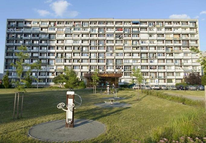 Hradec Králové – Moravské předměstí / architekt: Karel Marhold, Jiří Němec, projekt 1969–1971, realizace 1972–1993