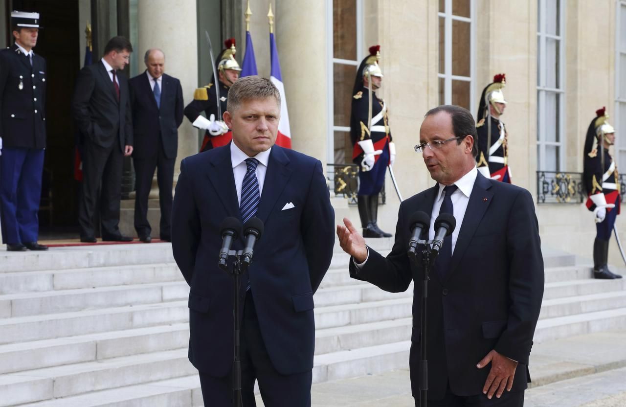 Robert Fico a Francois Hollande