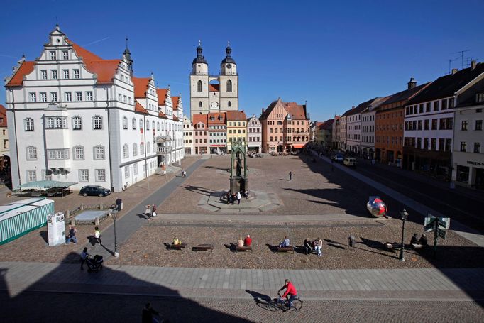 Wittenberg, padesátitisícové město mezi Lipskem a Berlínem. Babiš se tu stal největším investorem.