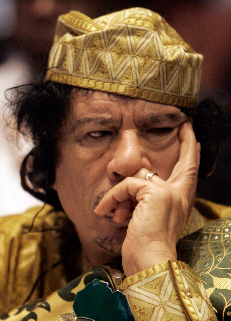Muammar Kaddáfí, Libye