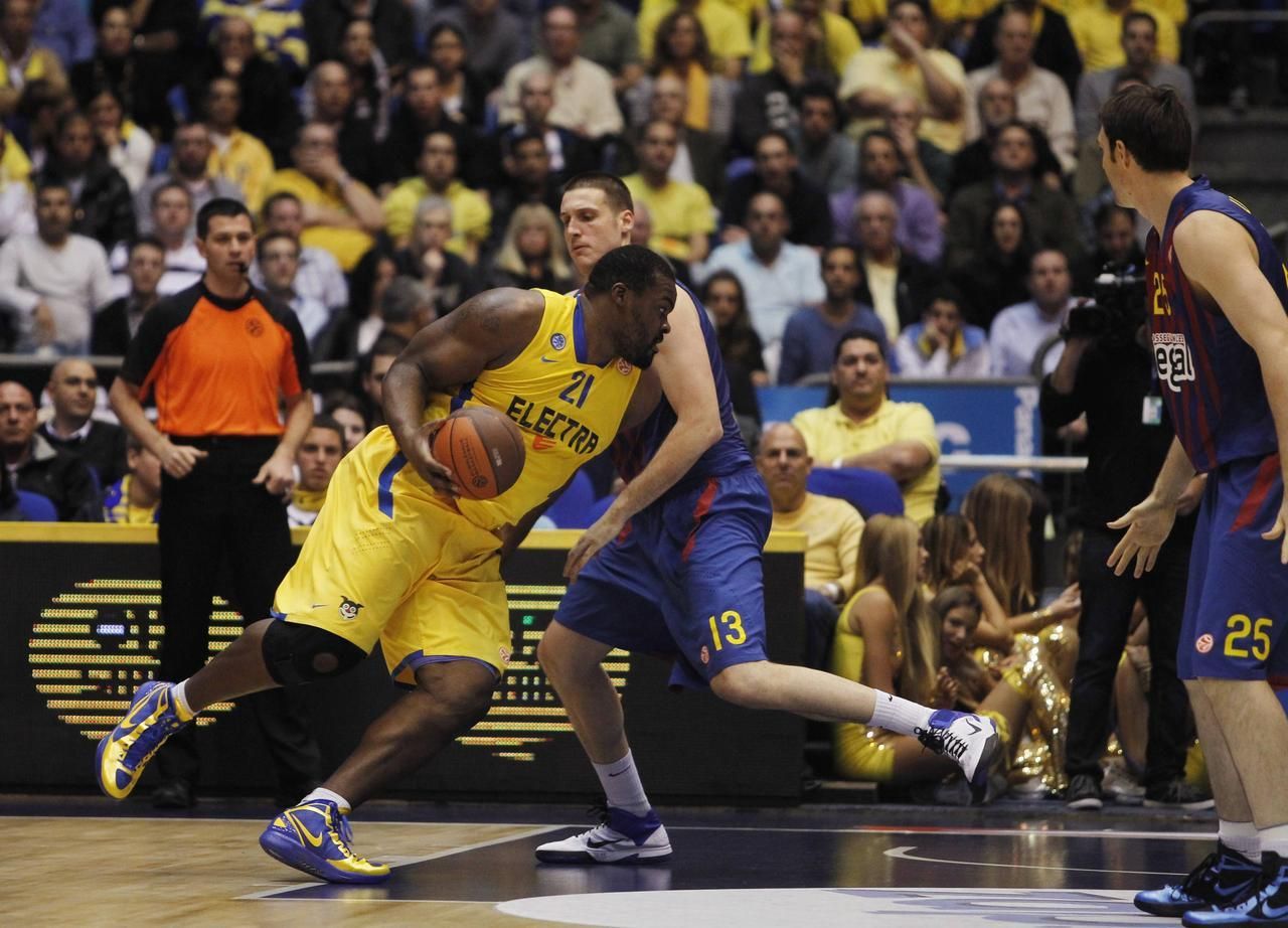 Euroliga: Maccabi - Barcelona (Schortsanitis, Perovič)