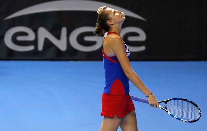 Fed Cup 2016, finále Francie-ČR, 2. den: Karolína Plíšková