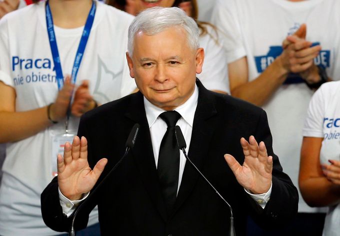 Předseda Práva a spravedlnost Jaroslaw Kaczyński zažívá návrat ve velkém stylu.