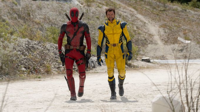 Ryan Reynolds v roli Deadpoola a Hugh Jackman jako Wolverine.