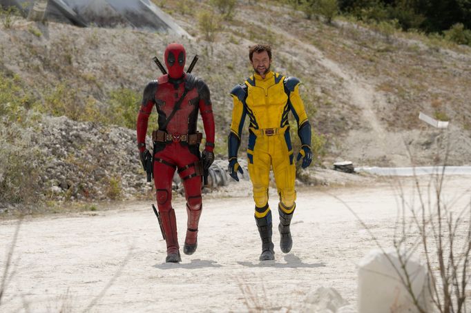 Ryan Reynolds v roli Deadpoola a Hugh Jackman jako Wolverine.