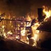 Požár chaty na Vsetínsku