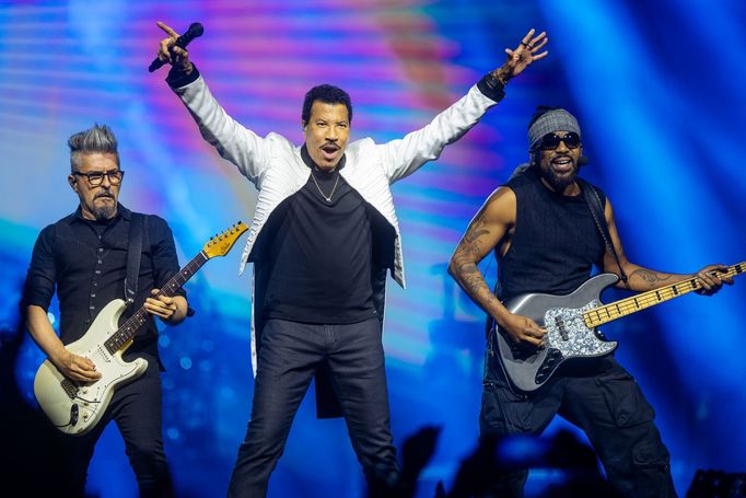 Koncert Lionela Richieho v pražské O2 aréně.