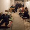 Válka na Ukrajině - kryt, uprchlíci, Horenka, Horlovka, Pušča Vodica