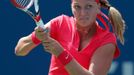 Petra Kvitová v utkání 1. kola US Open s Japonkou Misaki Doiovou.