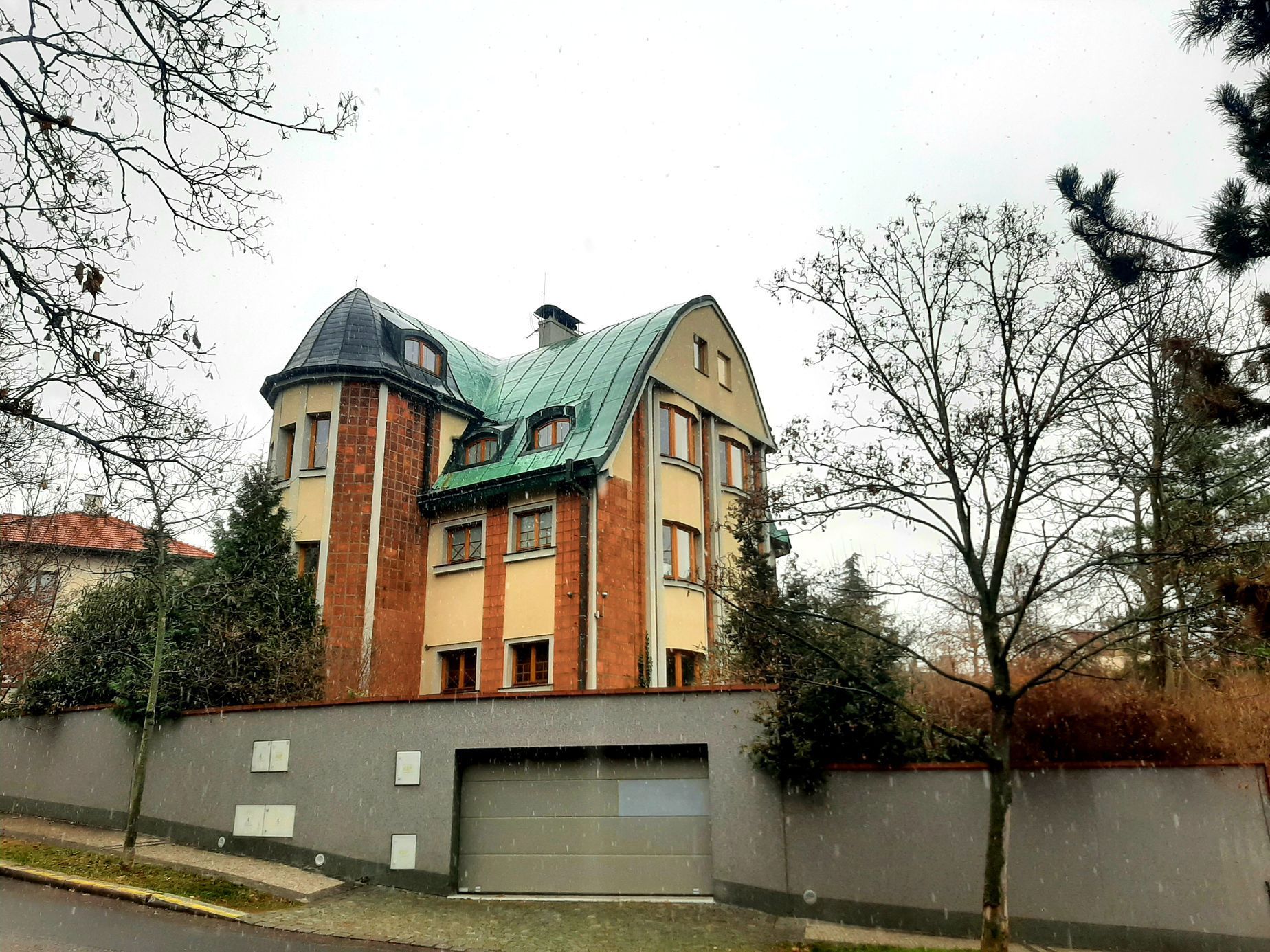 vila, Strahov, architektura