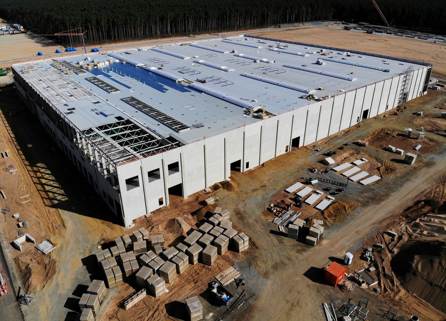 Tesla Gigafactory Berlín otevření veřejnosti 8. října 2021
