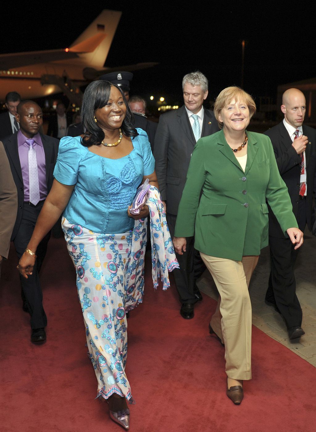 německo nigérie merkelová ministryně