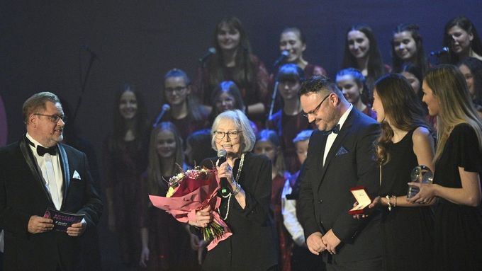 Marta Kubišová na koncertě Pocta Martě.