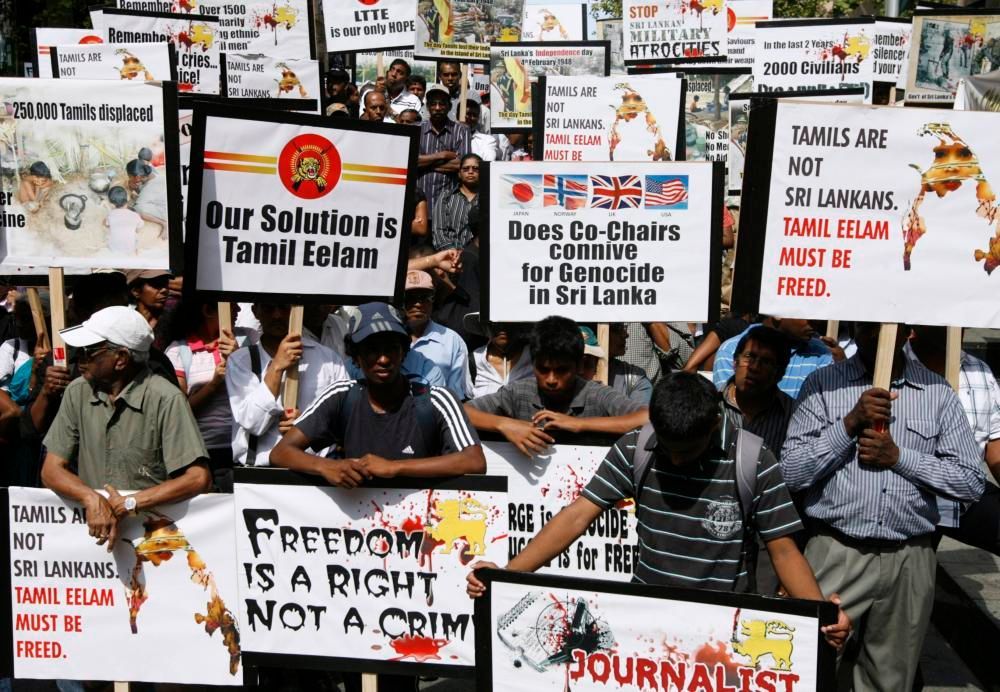 Protest Tamilů v Sydney